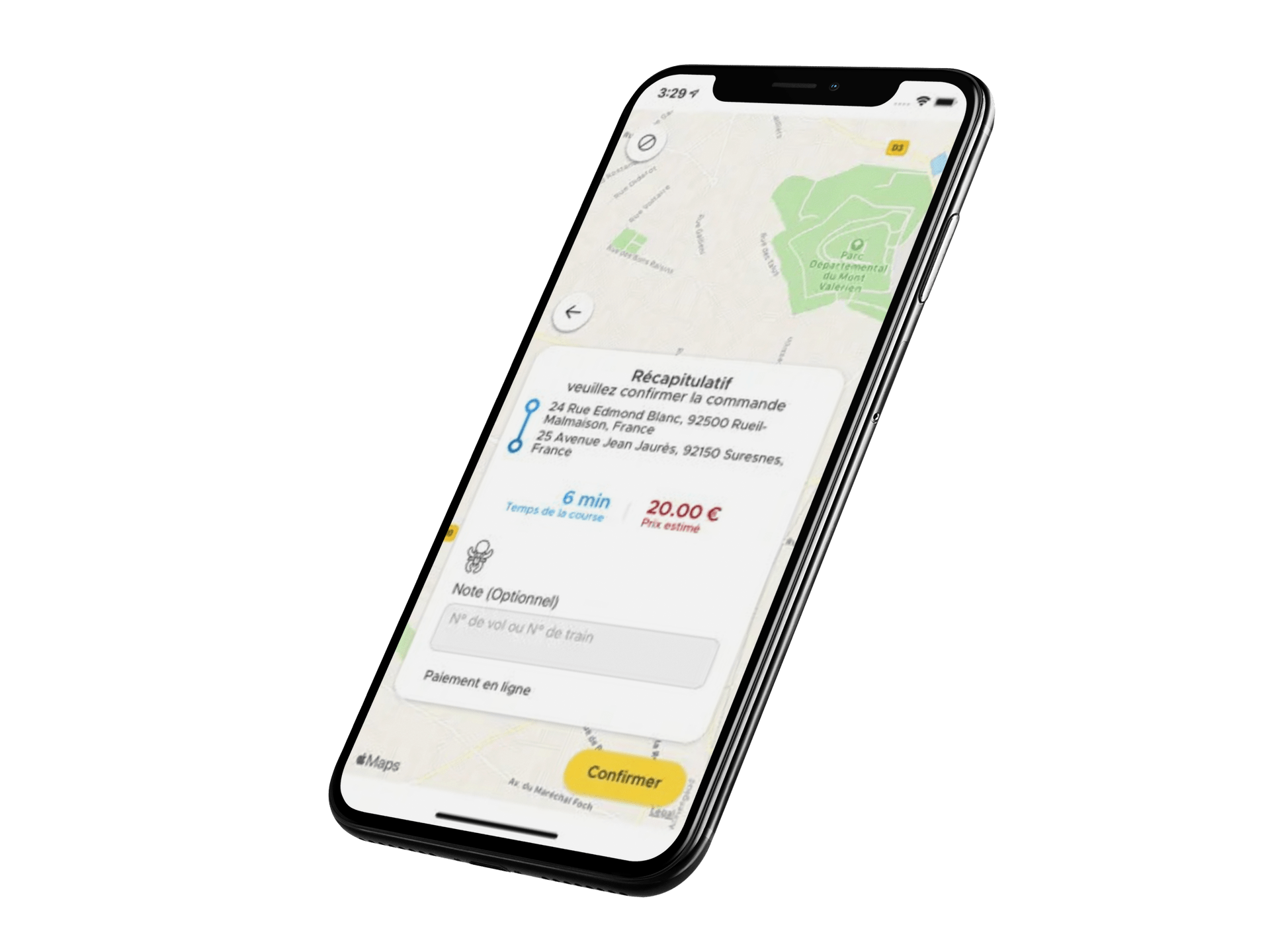 angled-floating-iphone-x-mockup-against-a-transparent-backdrop-a13833 chauffeur VTC